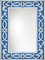 Specchio in vetro di Murano blu di Fratelli Tosi, Francia, Immagine 1