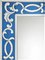 Specchio in vetro di Murano blu di Fratelli Tosi, Francia, Immagine 2