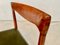 Silla auxiliar danesa de teca con asiento de cuero de HW Klein para Bramin, años 60, Imagen 3