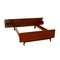 Vintage Double Bed in Teak, 1960s, Image 1