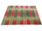 Handmade Striped Colorful Kilim Rug, Image 1