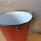 Red Enamelled Bucket 7