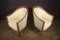 Französische Art Deco Armlehnstühle aus geschnitztem Birnbaumholz, 2er Set 5