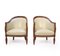 Art Deco French Armchairs in Carved Pear-Wood, Set of 2 3