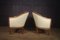 Französische Art Deco Armlehnstühle aus geschnitztem Birnbaumholz, 2er Set 11