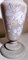 Liberty Style French Grey Opaline Glass Vase with Hand Painted Flowers, Image 5