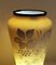 Liberty Style French Grey Opaline Glass Vase with Hand Painted Flowers, Image 11