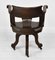 Antique Victorian Swivel Desk Chair in Mahogany, 1890, Image 8