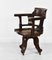 Antique Victorian Swivel Desk Chair in Mahogany, 1890, Image 6