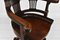 Antique Victorian Swivel Desk Chair in Mahogany, 1890, Image 5