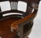 Antique Victorian Swivel Desk Chair in Mahogany, 1890, Image 4