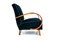 Art Deco Polish Black Lounge Chairs, 1930s, Set of 2 4