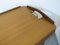 Folding Teak and Oak Serving Tray by Aase Dreieri Ganddal, Norway, 1960s, Image 20