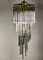 Vintage Glass Crystals Cascade Chandelier in the Style of Paolo Venini, 1980s 1