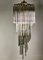 Vintage Glass Crystals Cascade Chandelier in the Style of Paolo Venini, 1980s, Image 1