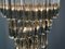 Vintage Glass Crystals Cascade Chandelier in the Style of Paolo Venini, 1980s, Image 3