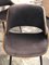 Scandinavian Style Brown Fabric Chairs in Curved Plywood, Set of 6 3