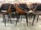 Skandinavische Braune Stoff Stühle aus Gebogenem Schichtholz, 6er Set 10