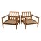 Vintage Swedish Oak Kolding Lounge Chairs by Erik Wørts for Ikea, Set of 2 8