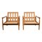 Vintage Swedish Oak Kolding Lounge Chairs by Erik Wørts for Ikea, Set of 2 7