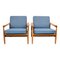 Vintage Swedish Oak Kolding Lounge Chairs by Erik Wørts for Ikea, Set of 2 2
