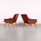 Mid-Century Lounge Chairs in Leatherette, Set of 2 2