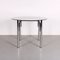 Mid-Century Glass & Steel Dining Table, Image 2