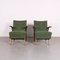 Mid-Century Oak & Upholstery Armchairs, Set of 2 3