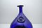 Cobalt Blue Viking Decanters and Cups by Ole Winther for Holmegaard Glasswork, 1962, Set of 5, Image 9