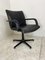 Steel Artifort Desk Chair in Black Leather by Geoffrey Harcourt, 1970s, Image 7