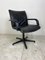 Steel Artifort Desk Chair in Black Leather by Geoffrey Harcourt, 1970s, Image 5