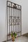 Large Antique Wrought Iron Door or Fence Grille, 1900s 7