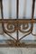 Large Antique Wrought Iron Door or Fence Grille, 1900s 6