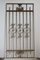 Large Antique Wrought Iron Door or Fence Grille, 1900s 1