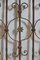Large Antique Wrought Iron Door or Fence Grille, 1900s 4