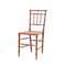Art Nouveau Side Chairs in Faux Bamboo, Set of 2 6