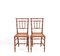 Art Nouveau Side Chairs in Faux Bamboo, Set of 2 3
