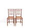 Chaises d'Appoint Art Nouveau en Faux Bambou, Set de 2 3