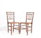 Art Nouveau Side Chairs in Faux Bamboo, Set of 2 1