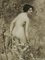 Aime Morot, Study of Woman Bathing Nude, 1900s, Signed Engraving 8