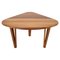 Organic Solid Teak Coffee Table, Denmark, 1970s 1