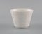 Cups in White Glazed Porcelain by Wilhelm Kåge for Gustavsberg, Set of 8 2