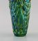 Zsolnay Vase in Glazed Ceramics with Women Picking Grapes, Mid 20th Century 4