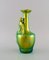 Jugendstil Zsolnay Vase aus glasierter Keramik mit Sitzender Frau 2