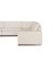 White Leather Conseta Corner Sofa Couch from Cor 9