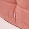 Pink Modular Togo Sofas & Footstool by Michel Ducaroy for Ligne Roset, Set of 3 11