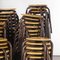 French Stacking School Stools in Brown, 1960s 8