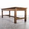 English Rectangular Solid Oak Dining Table, 1930s 5
