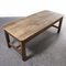 English Rectangular Solid Oak Dining Table, 1930s 6