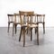 Classic Dark Oak and Bentwood Dining Chairs from Baumann, 1980s, Set of 6 5